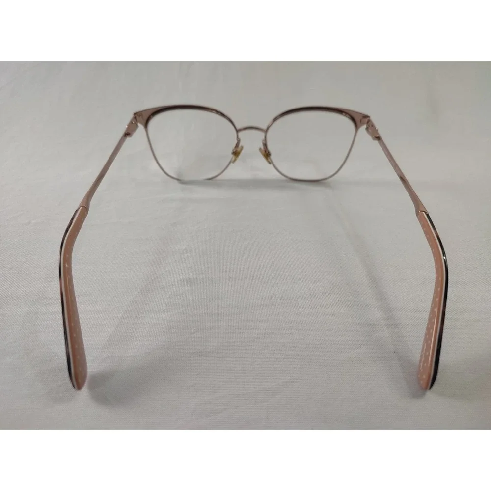 Kate Spade TANA/G 35J Rose‎ Gold Pink Cat Eye Eyeglasses *FRAMES ONLY* 140 Women
